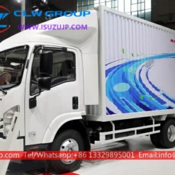 ISUZU NLR 13ft light duty box trucks for sale