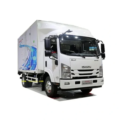 Truk van ISUZU NLR 13 kaki untuk dijual