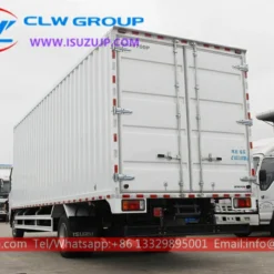 ISUZU NPR 40m3 commercial box trucks for sale