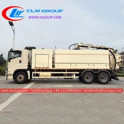 Isuzu 16000L vacuum jetter truck