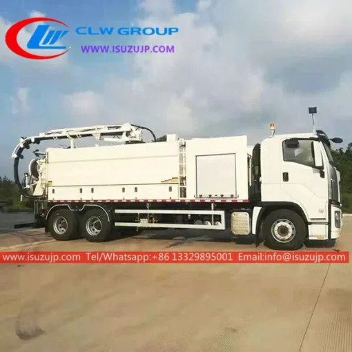 Isuzu 16000liters jetting tanker