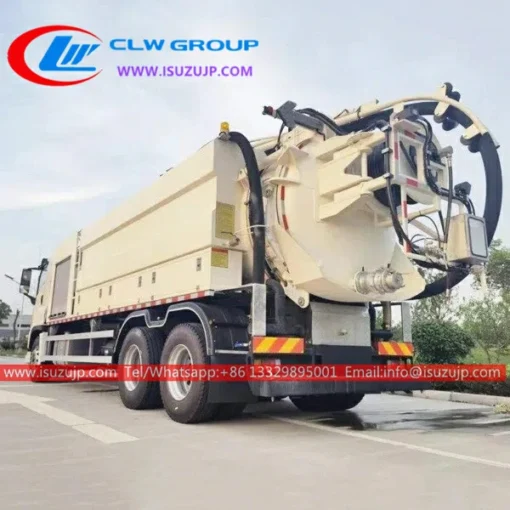 Isuzu 16m3 Combination Vacuum Jetting Truck