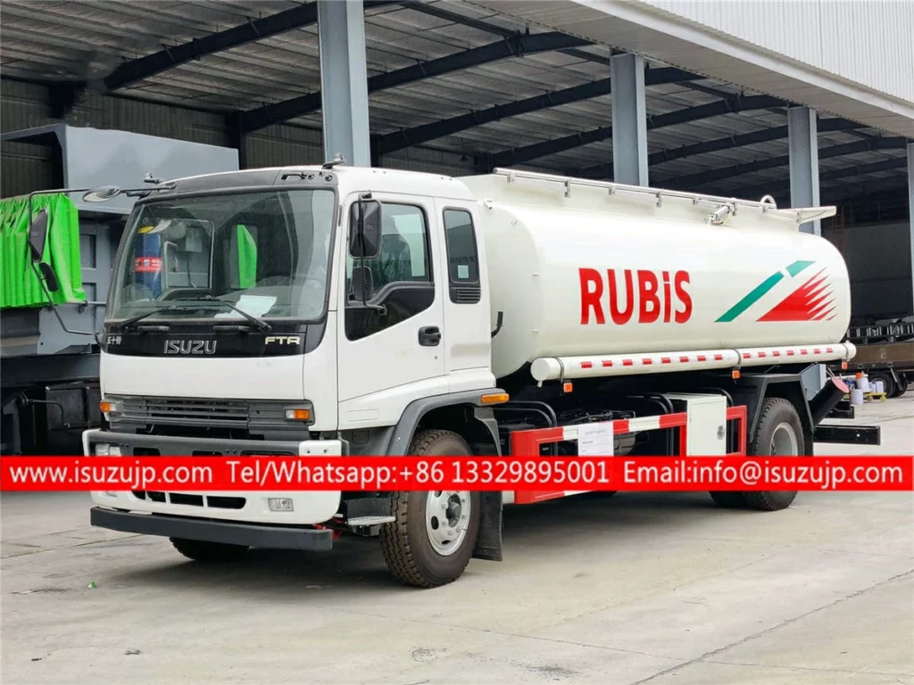 Isuzu FTR 16cbm mobile petrol tanker