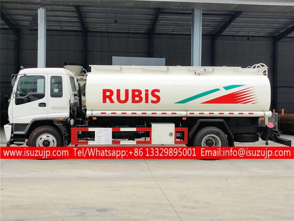Isuzu FTR 16m3 mobile fuel tanker truck
