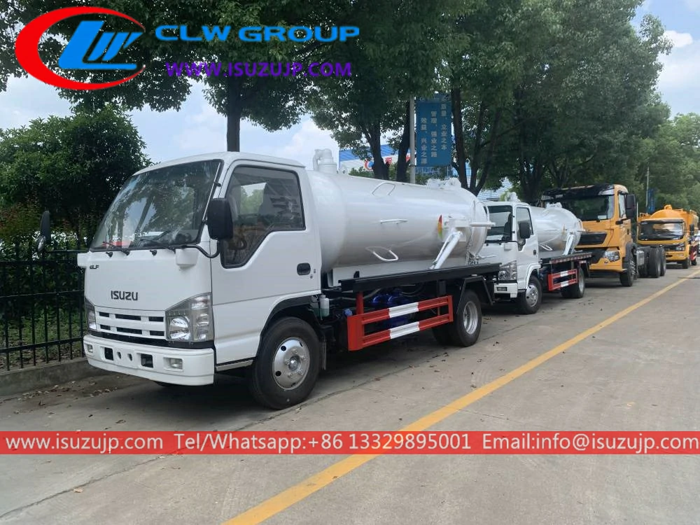 Isuzu NHR 4 ton sewage truck