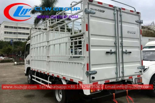 Isuzu NMR 4 ton flatbed stake truck