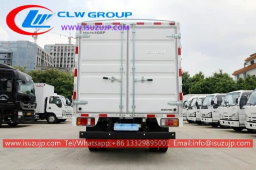 Isuzu NMR 4 ton truk tiang pancang untuk dijual