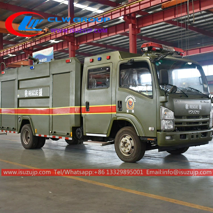 Isuzu NPR fire water tanker truck