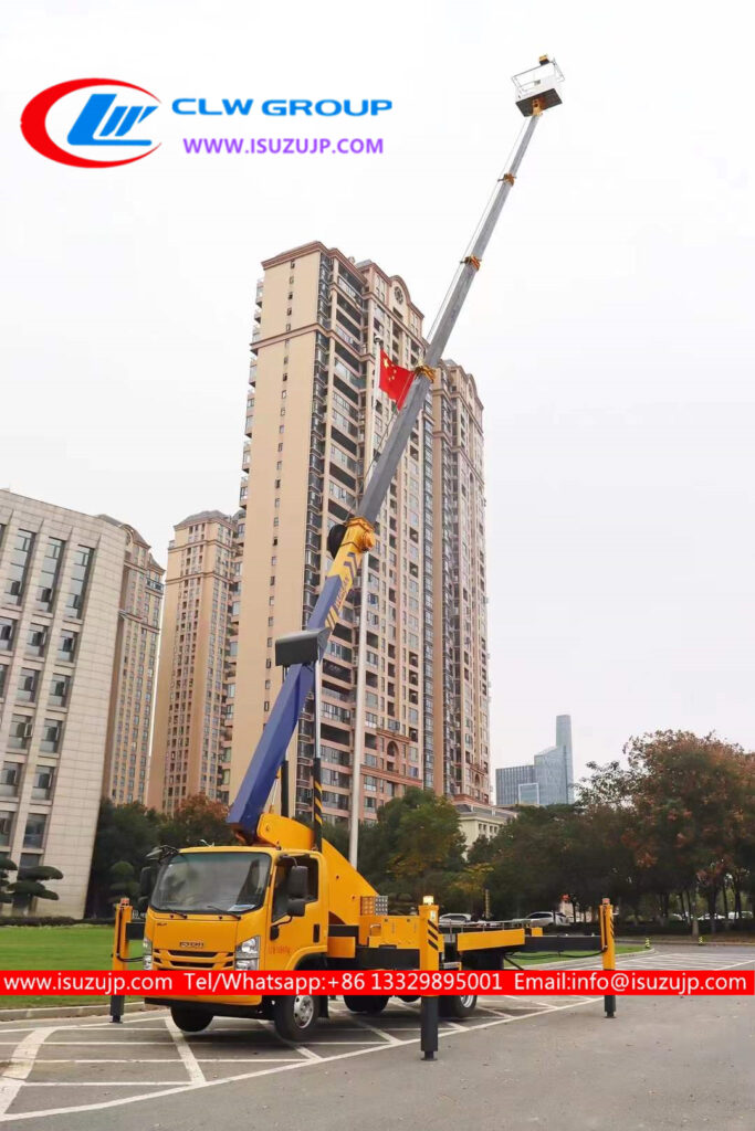 Isuzu aerial work platform vehicle