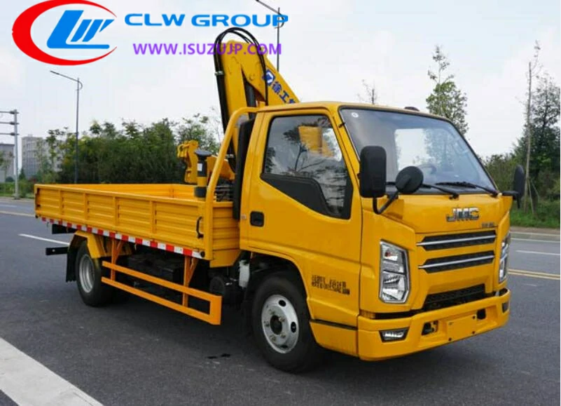 JMC 3 ton truck with crane for sale The Cook Islands