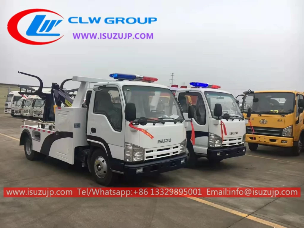 Two units of Isuzu small tow truck exported to the Philippines