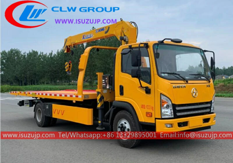 Dayun 3 ton recovery truck with crane price Egypt