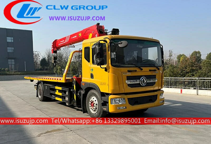 Dongfeng 8 ton tilt tray towing Zambia