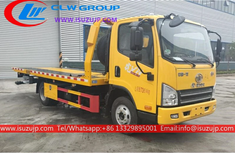 FAW 4 ton emergency tow truck Mauritania