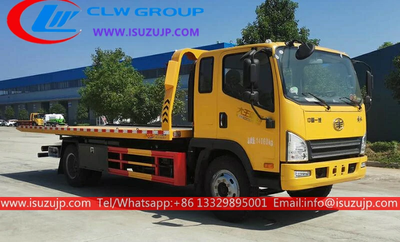 FAW 5 ton flatbed towing Guinea-Bissau