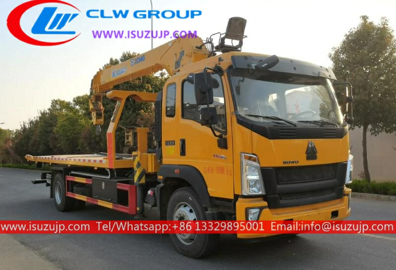HOWO 8 ton recovery crane for sale Chad
