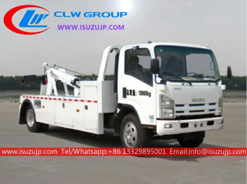 ISUZU ELF 7.5 ton recovery truck for sale Uzbekistan