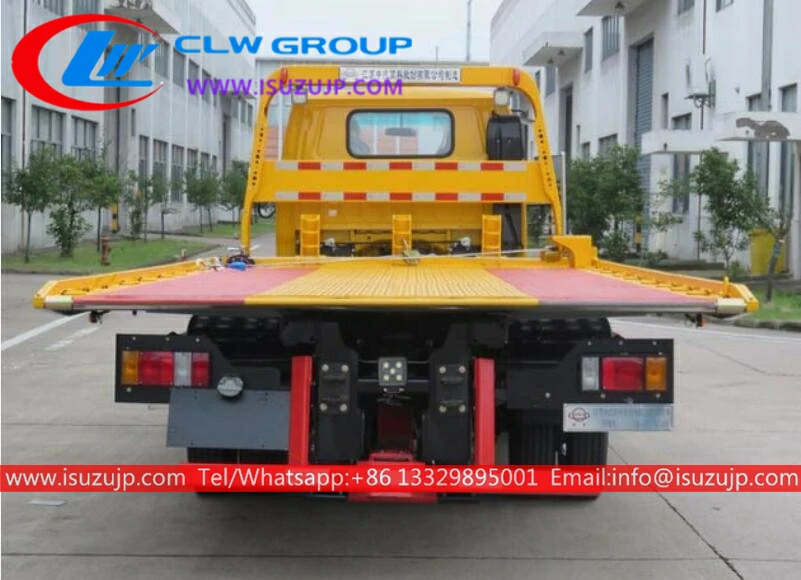 Isuzu 3 ton flatbed tow truck Indonesia