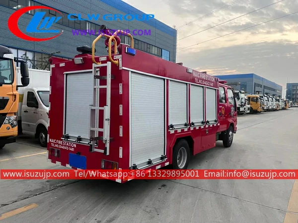 Isuzu 600P foam fire rescue truck