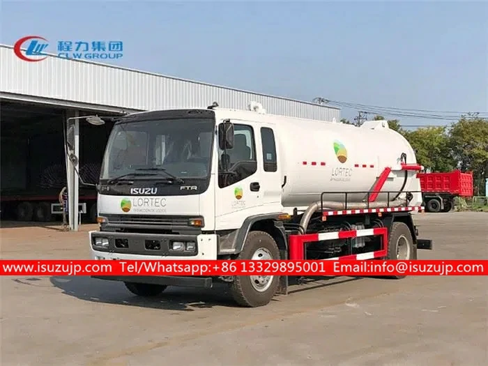 Isuzu FTR sewage suction truck