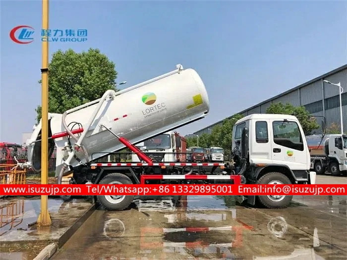 Isuzu Ftr 12cbm sewer tanker