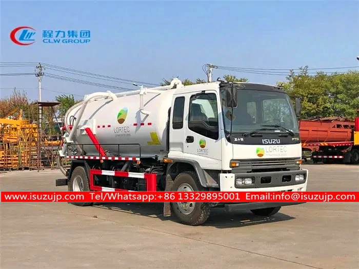 Isuzu Ftr 12m3 vacuum tanker