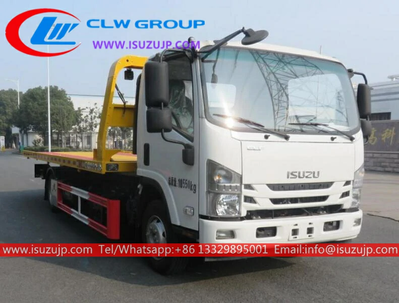 Isuzu NPR 5T flatbed tow truck Pakistan