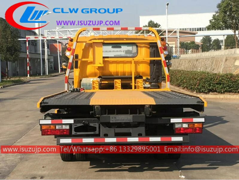 Shacman 3t flatbed wrecker truck Algeria