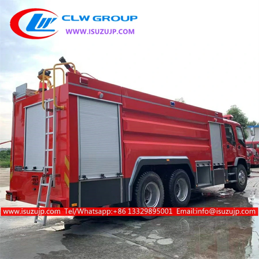 15 ton ISUZU dry chemical powder fire fighting truck