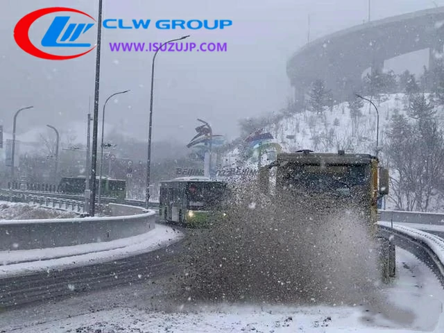 ISUZU GIGA highway snow plow truck 