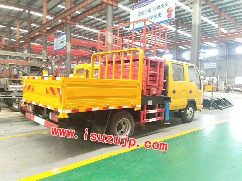Isuzu 14meters foldable platform truck