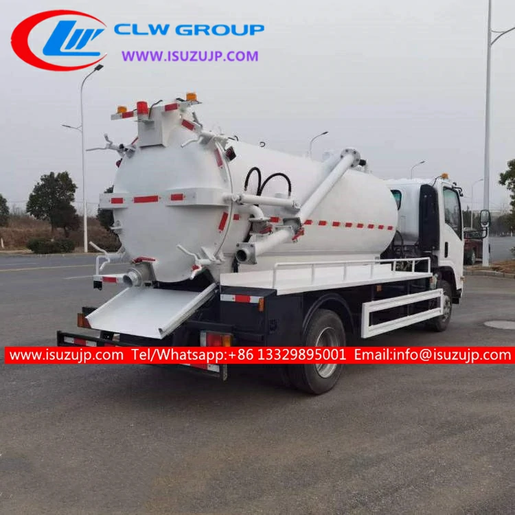 Isuzu 8000L sewer pump truck