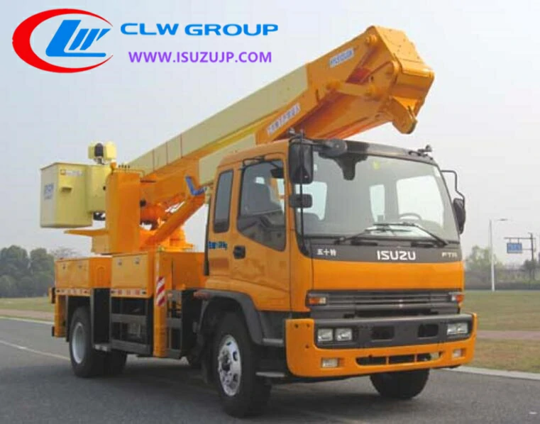 Isuzu FTR 22m aerial lift truck