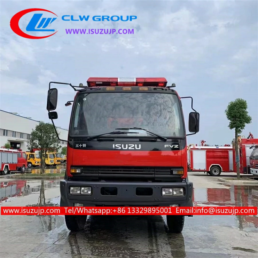 Isuzu FVZ dry powder fire trucks