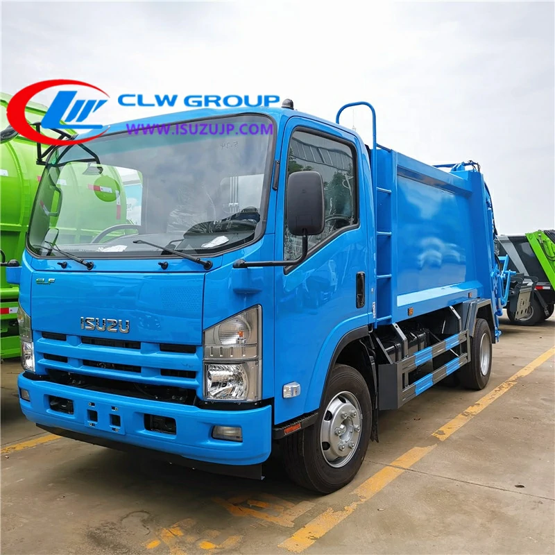 Isuzu NMR 6cbm compression garbage truck