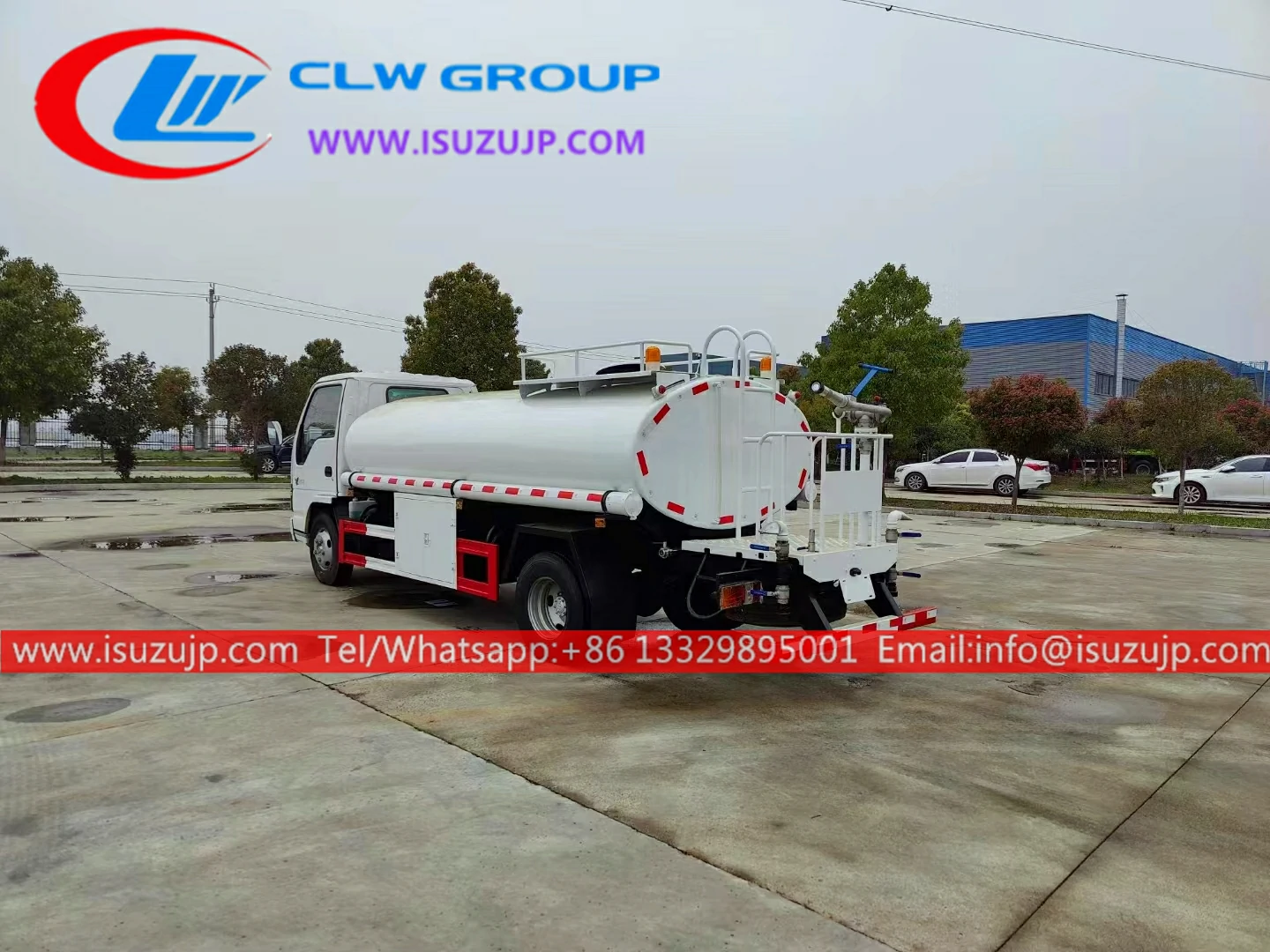 Isuzu 5 cubic meters water delivery tanker