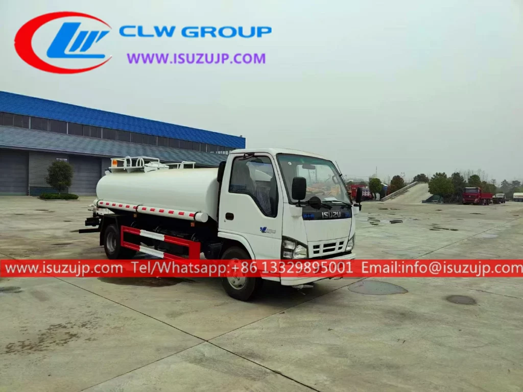 Isuzu NKR 304-2B food grade stainless steel drinking water tanker