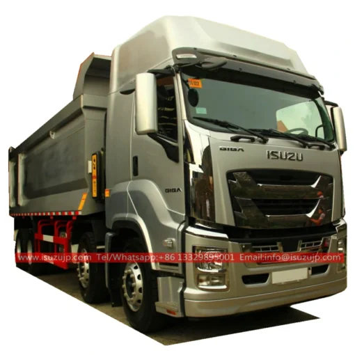 460HP Isuzu GIGA VC61 8x4 xe tải chở sỏi lớn nhất Angola
