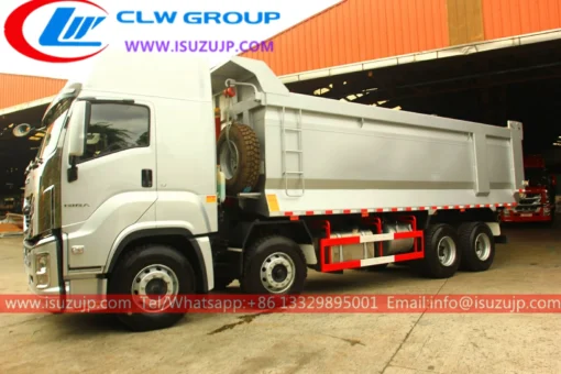 460HP Isuzu GIGA VC61 8x4 truk sampah terbesar Botswana