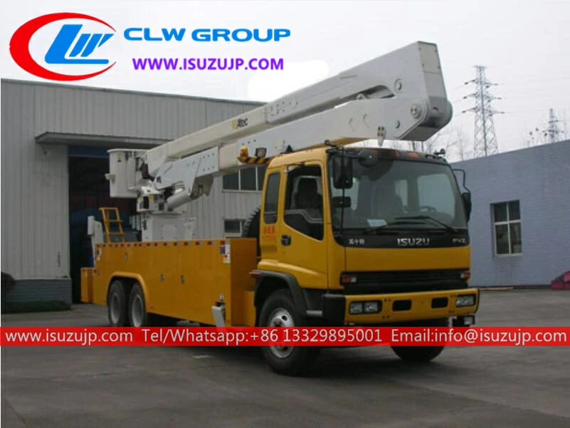 6x4 Isuzu aerial work platform truck Egypt