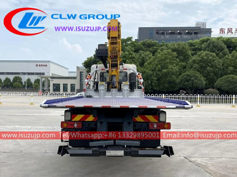 Dongfeng 6 ton state farm wrecker truck crane Gabon