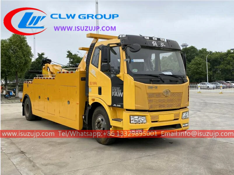 FAW 12T city wrecker Congo