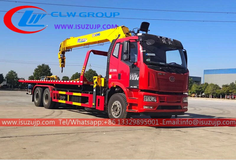FAW 12T heavy tow truck Eritrea