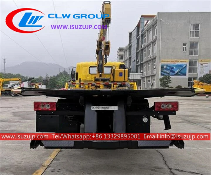 Foton 5 ton boom crane flatbed towing truck for sale