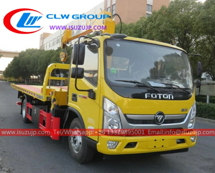 Foton 6 ton wreckers towing crane Sao Tome and Principe