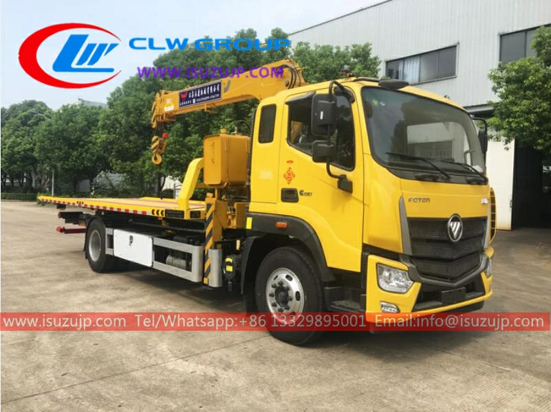 Foton 8T recovery lorry crane for sale Guam