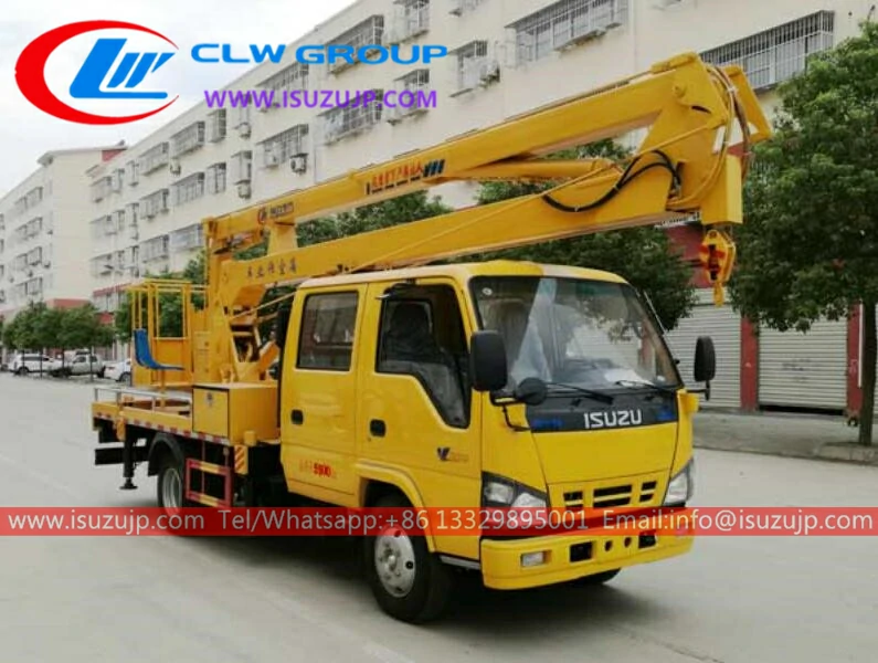 Isuzu 14m aerial lift truck Saudi Arabia