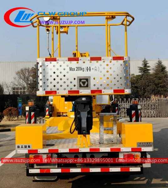 Isuzu 18meters truck mounted boom lift price Bangladesh