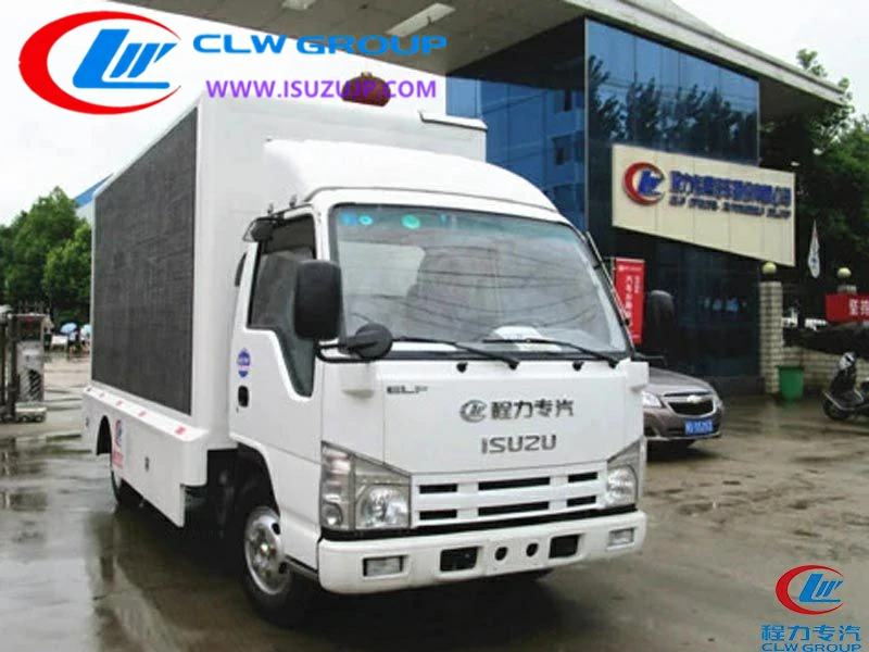 Isuzu 20ft LED advertising truck exported to Tanzania