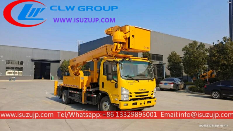 Isuzu 20m versalift bucket truck Cambodia